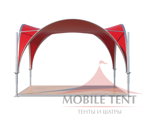 Арочный шатёр 5х5 — 25 м² Схема 1