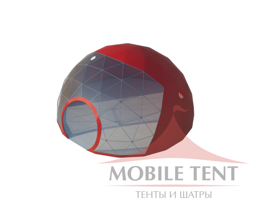 Сфера шатер диаметр 8 м Схема