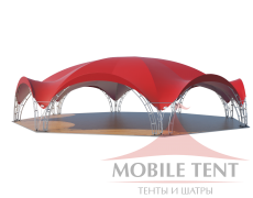 Арочный шатёр 26х24 — 460 м² Схема 3